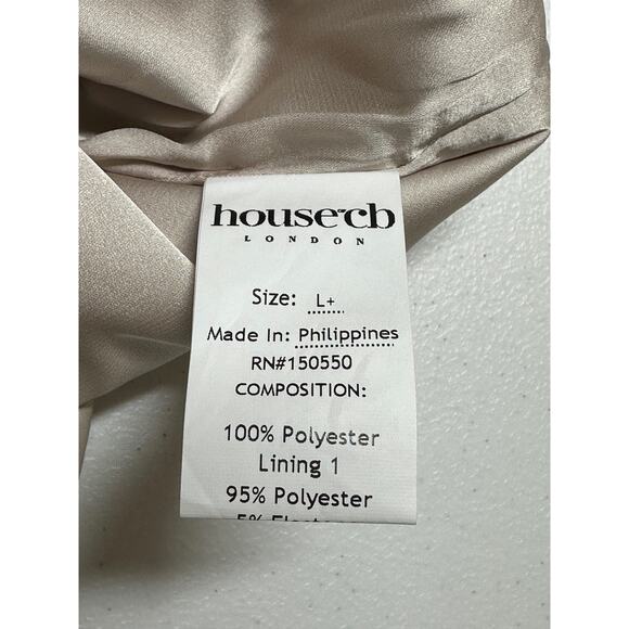 House of CB Dress Womens Large+ Magdalena Oyster Corset‎ Mini Strapless Cocktail - Picture 9 of 13